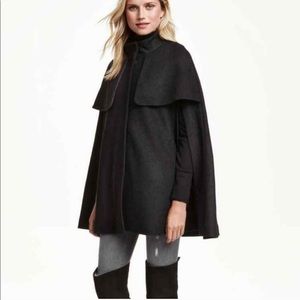 H&M Caplet Coat Size Med